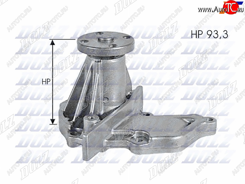 4 849 р. Насос системы охлаждения DOLZ Ford Focus 2 хэтчбэк 3 дв. дорестайлинг (2004-2007)  с доставкой в г. Воронеж