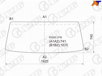 7 199 р. Стекло лобовое Dongfeng DF47 06-19  Mitsubishi Fuso Canter FE8 02-22 XYG FE800 LFW  с доставкой в г. Воронеж. Увеличить фотографию 1