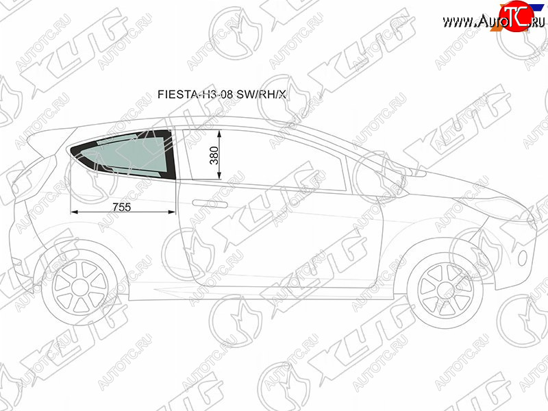 263 р. Стекло кузова (собачник) заднее правое FORD FIESTA 3D 08- XYG FIESTA-H3-08 SW/RH/X, fiestah308swrhx<h2>Заявлена применимость к автомобилям:</h2><ul><li>FORD FIESTA 08- 3D</li></ul> XYG FIESTA-H3-08 SW/RH/X  с доставкой в г. Воронеж