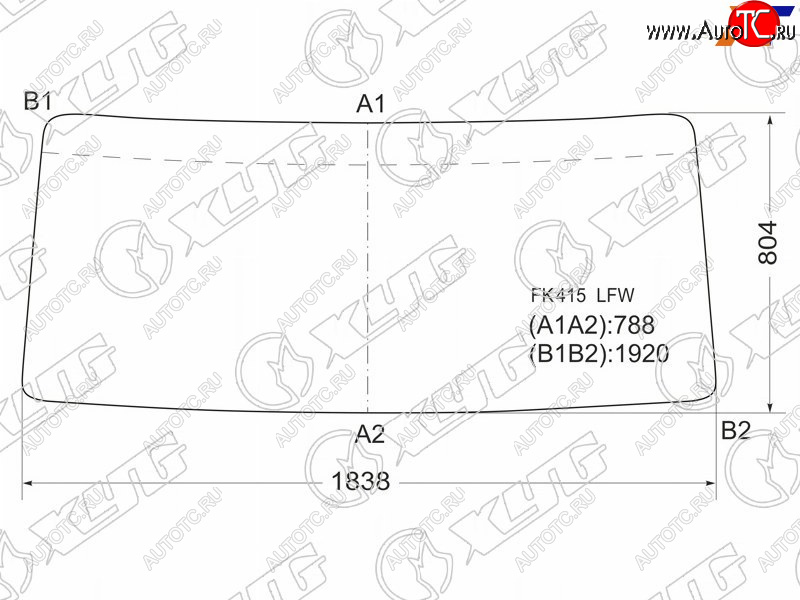 9 999 р. Стекло лобовое FAW CA1083 05-19  Mitsubishi Fuso Fighter 85-92 XYG FK415 LFW  с доставкой в г. Воронеж