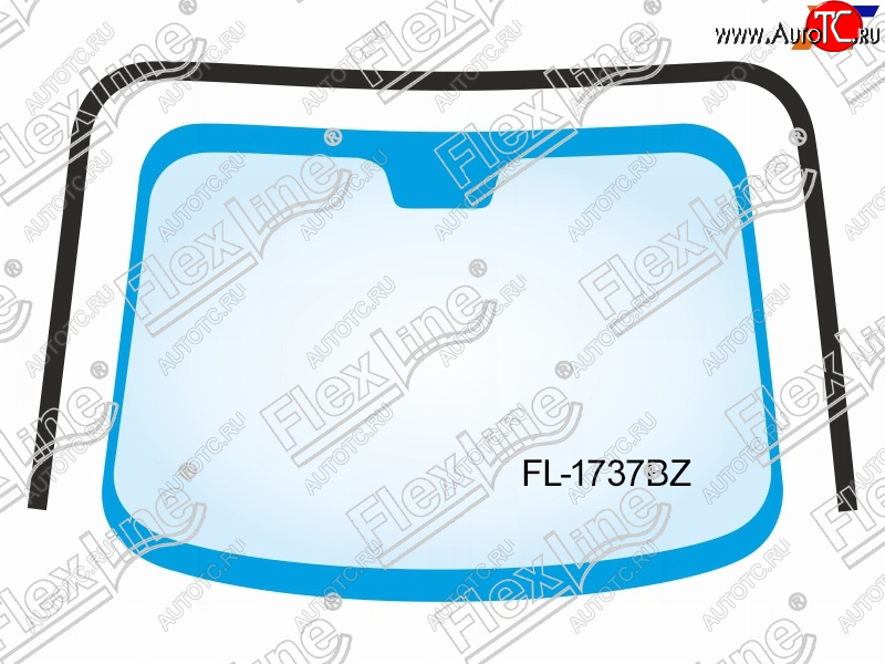 2 599 р. Молдинг лобового стекла (П-образный) FLEXLINE Chevrolet Captiva  дорестайлинг (2006-2011)  с доставкой в г. Воронеж