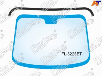 Молдинг лобового стекла (Сверху) FLEXLINE Toyota Land Cruiser Prado J150 2-ой рестайлинг (2017-2020)