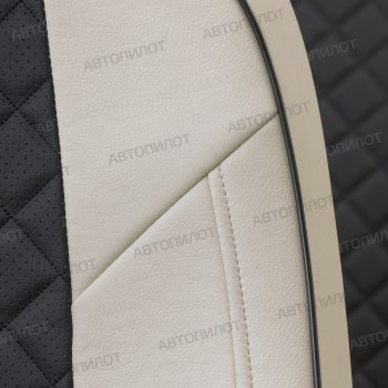 14 449 р. Чехлы сидений (экокожа) Автопилот Ромб  BMW 1 серия  F20 (2012-2020) хэтчбэк 5 дв. дорестайлинг, хэтчбэк 5 дв. 2-ой рестайлинг (белый/черный)  с доставкой в г. Воронеж. Увеличить фотографию 2
