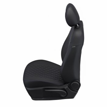 14 449 р. Чехлы сидений (экокожа) Автопилот Ромб  BMW 1 серия  F21 (2011-2020) хэтчбэк 3 дв. дорестайлинг, хэтчбэк 3 дв. 1-ый рестайлинг, хэтчбэк 3 дв. 2-ой рестайлинг (черный/синяя строчка)  с доставкой в г. Воронеж. Увеличить фотографию 2