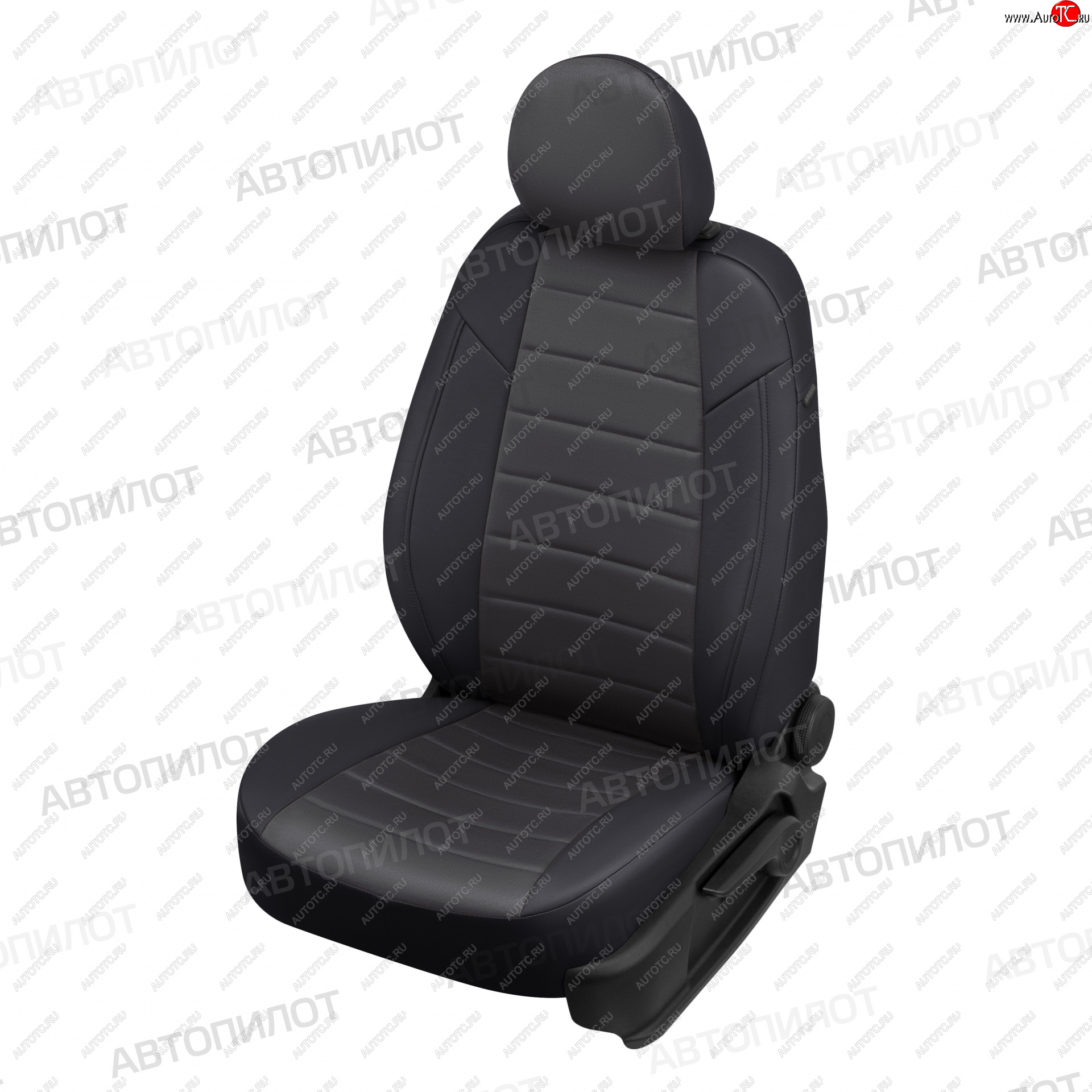 8 249 р. Чехлы сидений (экокожа/алькантара, 50/50) Автопилот Toyota RAV4 CA20 5 дв. дорестайлинг (2000-2003) (черный/темно-серый)  с доставкой в г. Воронеж