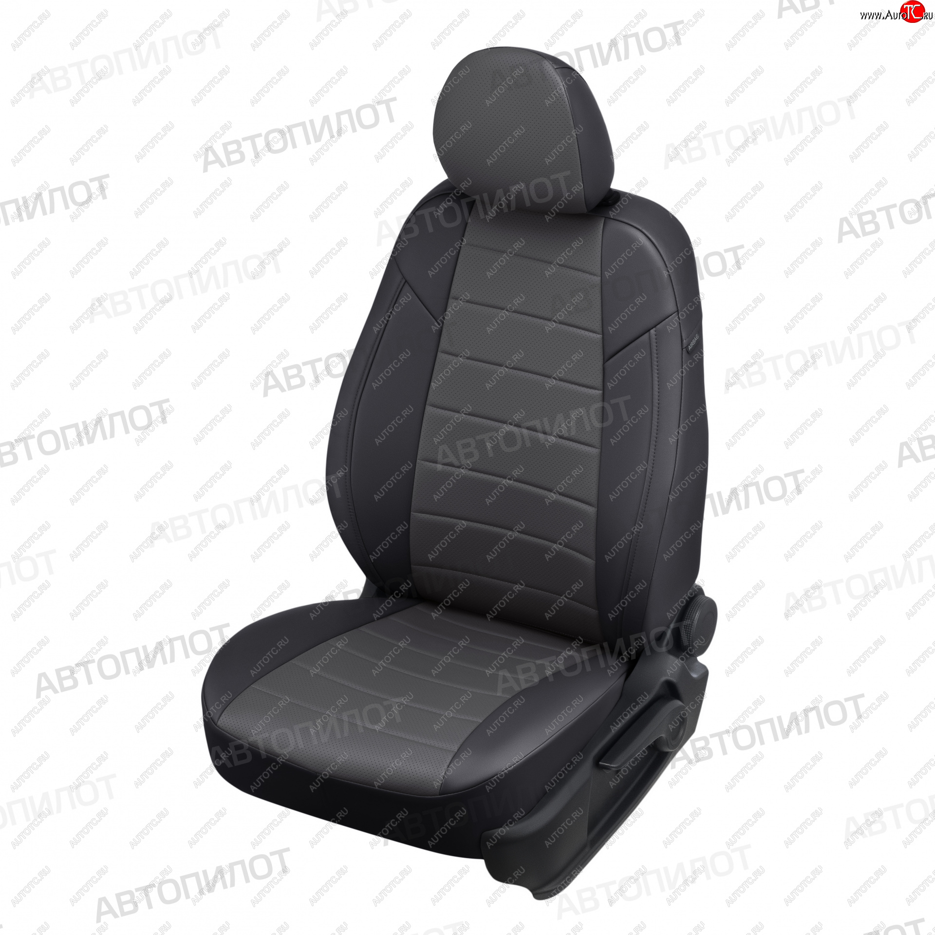 17 599 р. Чехлы сидений (экокожа, 7 мест) Автопилот  Chevrolet Captiva  CN202S (2018-2025) дорестайлинг (черный/темно-серый)  с доставкой в г. Воронеж