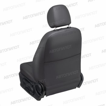 8 249 р. Чехлы сидений (экокожа, 14-16) Автопилот Chevrolet Niva 2123 рестайлинг (2009-2020) (темно-серый)  с доставкой в г. Воронеж. Увеличить фотографию 4