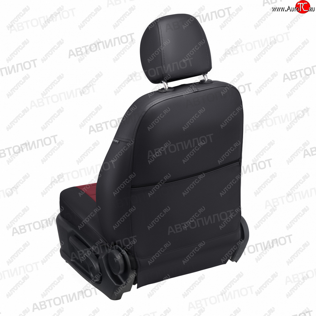 13 849 р. Чехлы сидений (экокожа) Автопилот  Chevrolet Rezzo (2000-2008) (черный/бордовый)  с доставкой в г. Воронеж