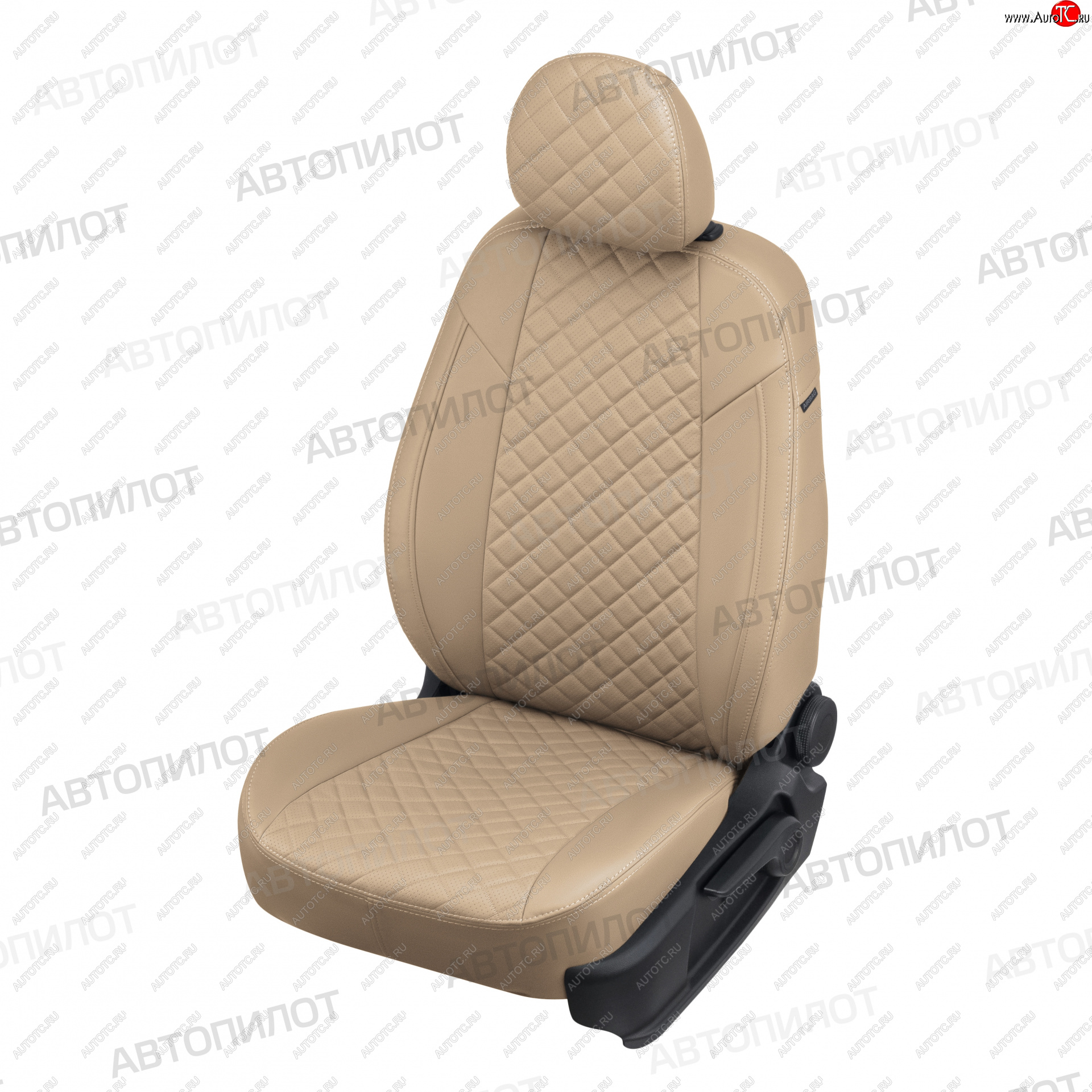 22 399 р. Чехлы сидений (экокожа, 8 м) Автопилот Ромб  CITROEN Jumpy (2007-2017), Fiat Scudo (2007-2016), Peugeot Expert  G9 (2007-2013) (темно-бежевый)  с доставкой в г. Воронеж