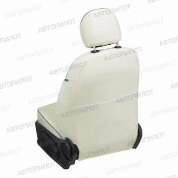 13 649 р. Чехлы сидений (экокожа) Автопилот Ford Fiesta 5 хэтчбэк 5 дв. рестайлинг (2005-2008) (белый)  с доставкой в г. Воронеж. Увеличить фотографию 3