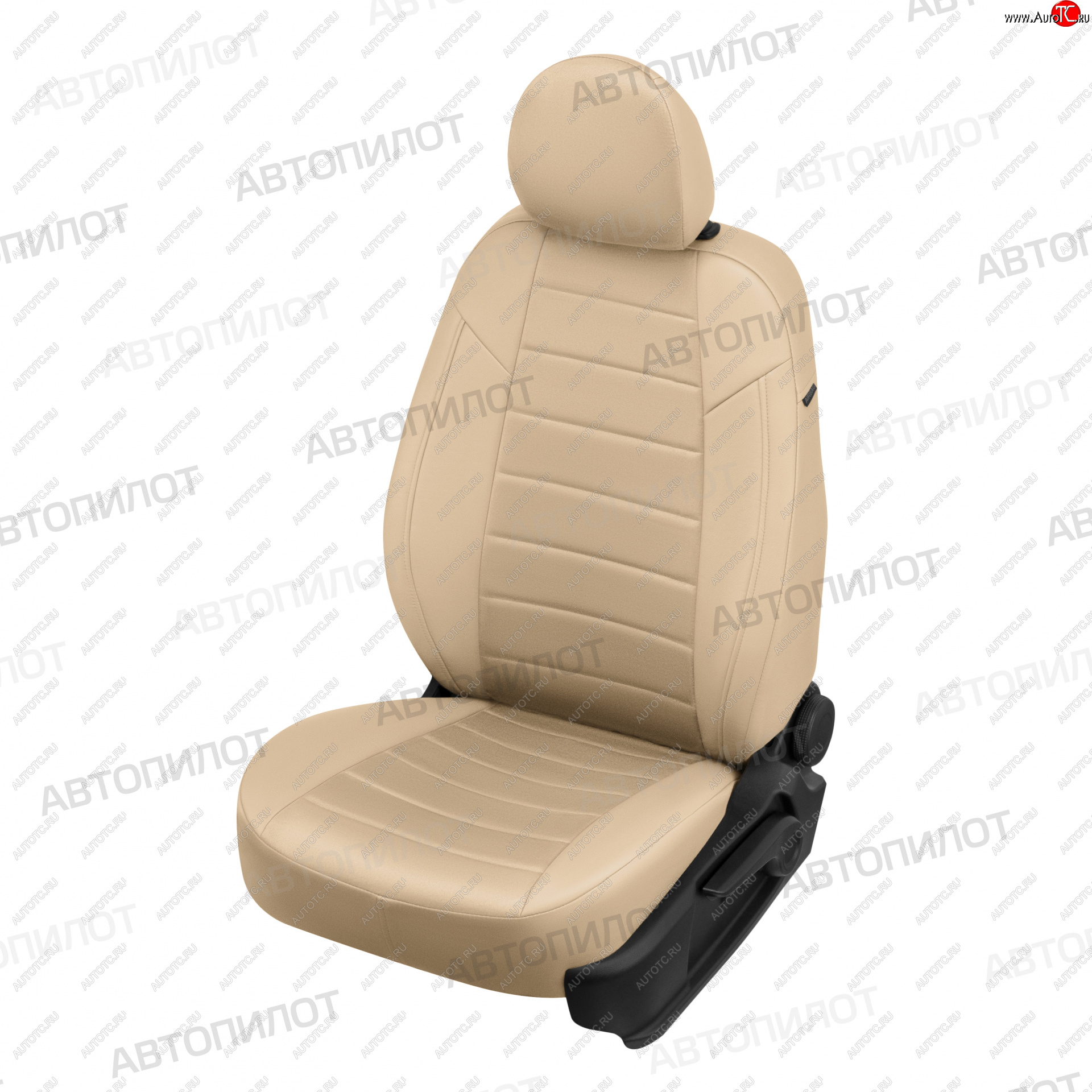 13 649 р. Чехлы сидений (экокожа/алькантара) Автопилот Ford Fiesta 5 хэтчбэк 5 дв. рестайлинг (2005-2008) (бежевый)  с доставкой в г. Воронеж