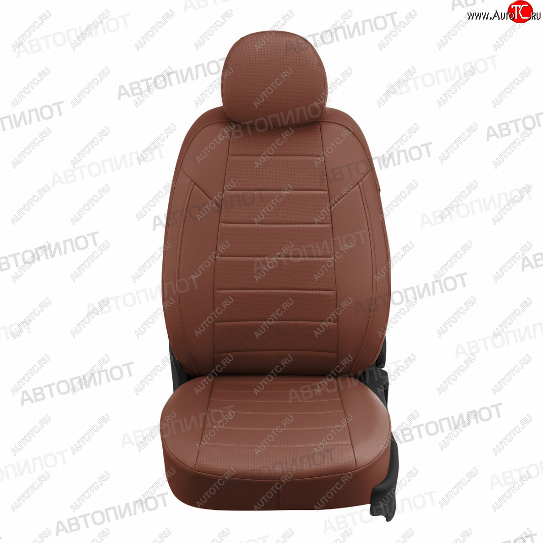 13 849 р. Чехлы сидений (экокожа, 50/50) Автопилот  Great Wall Safe (2001-2010) (коричневый)  с доставкой в г. Воронеж