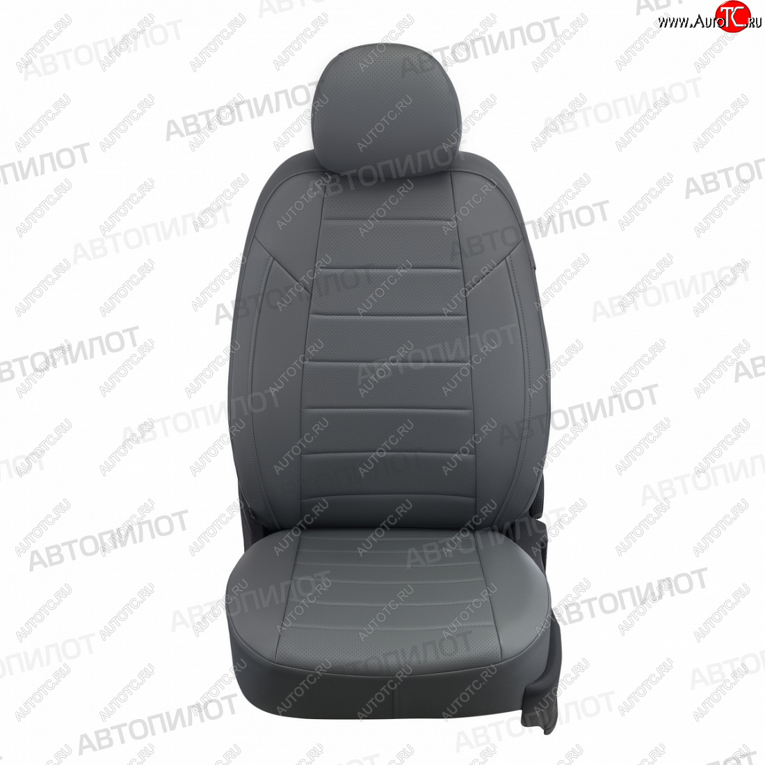 21 799 р. Чехлы сидений (экокожа, 8 мест) Автопилот  Honda Pilot  YF4 (2008-2015) дорестайлинг, рестайлинг (серый)  с доставкой в г. Воронеж