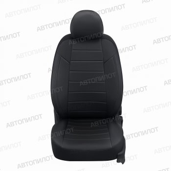 8 249 р. Чехлы сидений (экокожа, 60/40) Автопилот Hyundai Accent седан ТагАЗ (2001-2012) (черный)  с доставкой в г. Воронеж. Увеличить фотографию 3