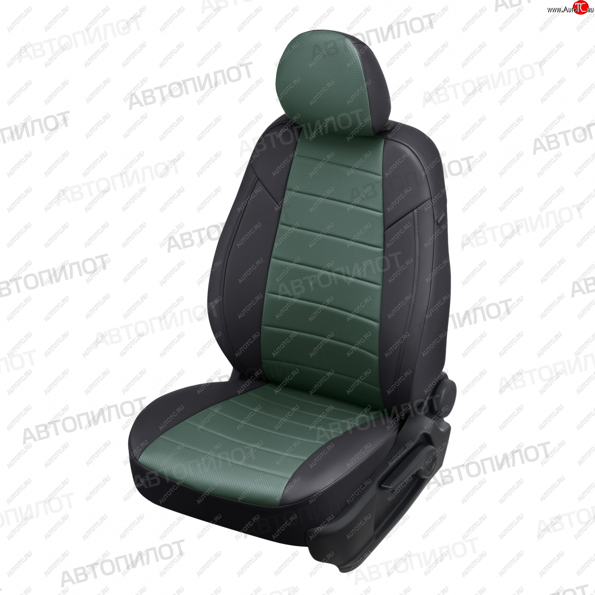 21 799 р. Чехлы сидений (экокожа, 8 мест) Автопилот  Hyundai Starex/Grand Starex/H1  TQ (2007-2022) дорестайлинг, рестайлинг, 2-ой рестайлинг (черный/зеленый)  с доставкой в г. Воронеж