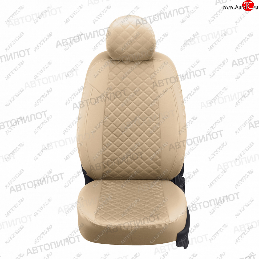 21 999 р. Чехлы сидений (экокожа/алькантара, 9 мест) Автопилот Ромб Hyundai Starex/H1 A1 рестайлинг (2004-2007) (бежевый)  с доставкой в г. Воронеж