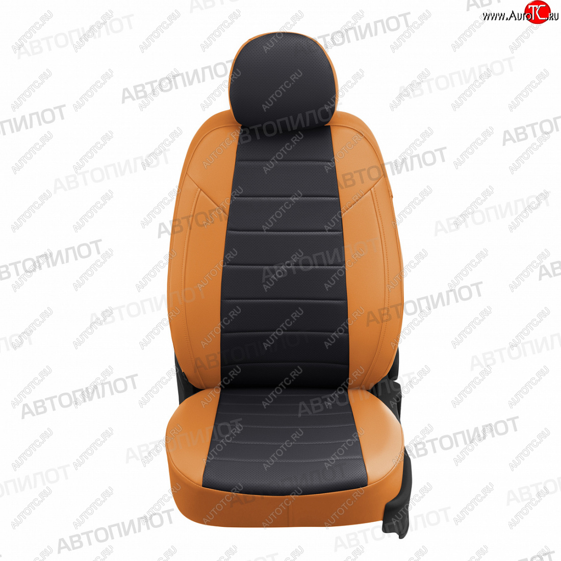 21 799 р. Чехлы сидений (экокожа, 8-11 мест) Автопилот  Hyundai Starex/Grand Starex/H1  TQ (2007-2022) дорестайлинг, рестайлинг, 2-ой рестайлинг (оранж/черный)  с доставкой в г. Воронеж