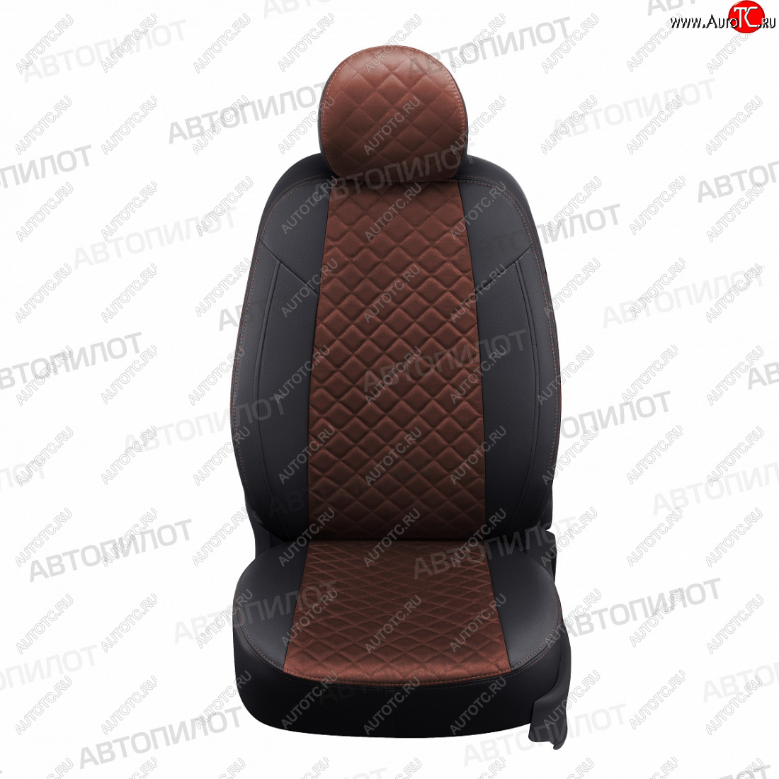22 399 р. Чехлы сидений (экокожа/алькантара, 8-11 мест) Автопилот Ромб  Hyundai Starex/Grand Starex/H1  TQ (2007-2022) дорестайлинг, рестайлинг, 2-ой рестайлинг (черный/шоколад)  с доставкой в г. Воронеж