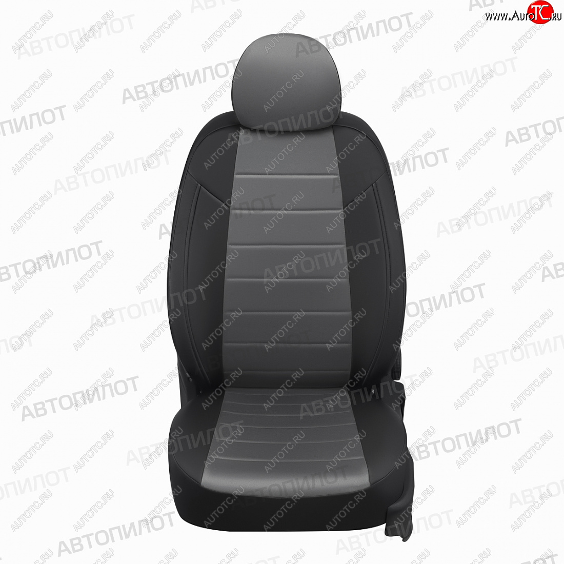 21 799 р. Чехлы сидений (экокожа/алькантара, 8 мест) Автопилот  Hyundai Staria  US4 (2021-2022) (черный/серый)  с доставкой в г. Воронеж