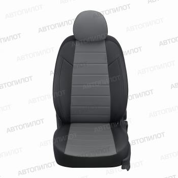 13 649 р. Чехлы на сиденья Экокожа (40/60 экокожа) Автопилот Mazda CX-5 KE дорестайлинг (2011-2014) (черный/серый)  с доставкой в г. Воронеж. Увеличить фотографию 4