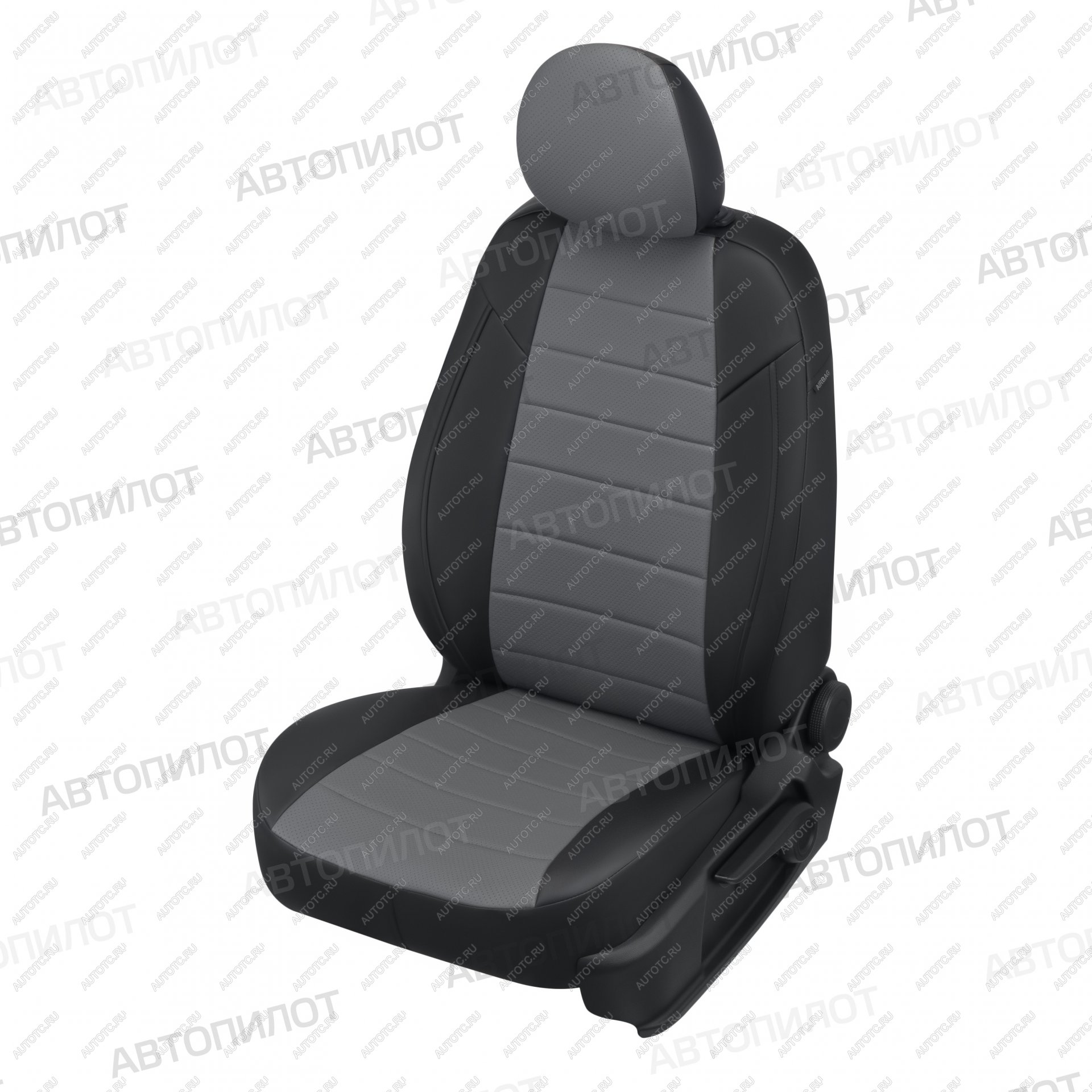 13 649 р. Чехлы на сиденья Экокожа (40/60 экокожа) Автопилот Mazda CX-5 KE дорестайлинг (2011-2014) (черный/серый)  с доставкой в г. Воронеж