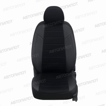 13 649 р. Чехлы на сиденья Алькантара (40/60 экокожа) Автопилот Mazda CX-5 KE дорестайлинг (2011-2014) (черный)  с доставкой в г. Воронеж. Увеличить фотографию 3