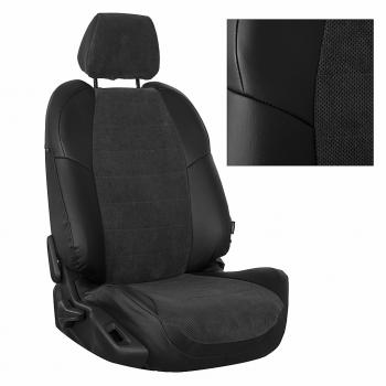 13 649 р. Чехлы на сиденья Ромб (к. Drive раздел. 40/60 экокожа) Автопилот Mazda CX-5 KE дорестайлинг (2011-2014) (черный)  с доставкой в г. Воронеж. Увеличить фотографию 2