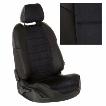 13 649 р. Чехлы Автопилот Mitsubishi Pajero Sport III с 15г., Алькантара  mi-mpjiii-mpsii-chch-a  с доставкой в г. Воронеж. Увеличить фотографию 1