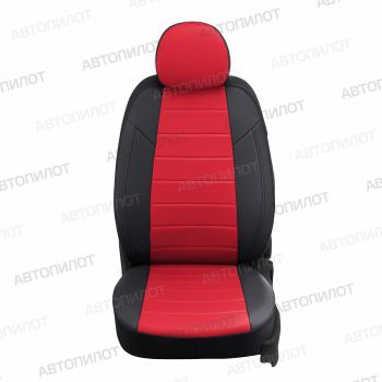 8 399 р.  Чехлы на сиденья Экокожа (раздел. 40/60 экокожа) Автопилот  Nissan Juke  1 YF15 (2010-2020) дорестайлинг, рестайлинг (черный/красный)  с доставкой в г. Воронеж. Увеличить фотографию 4
