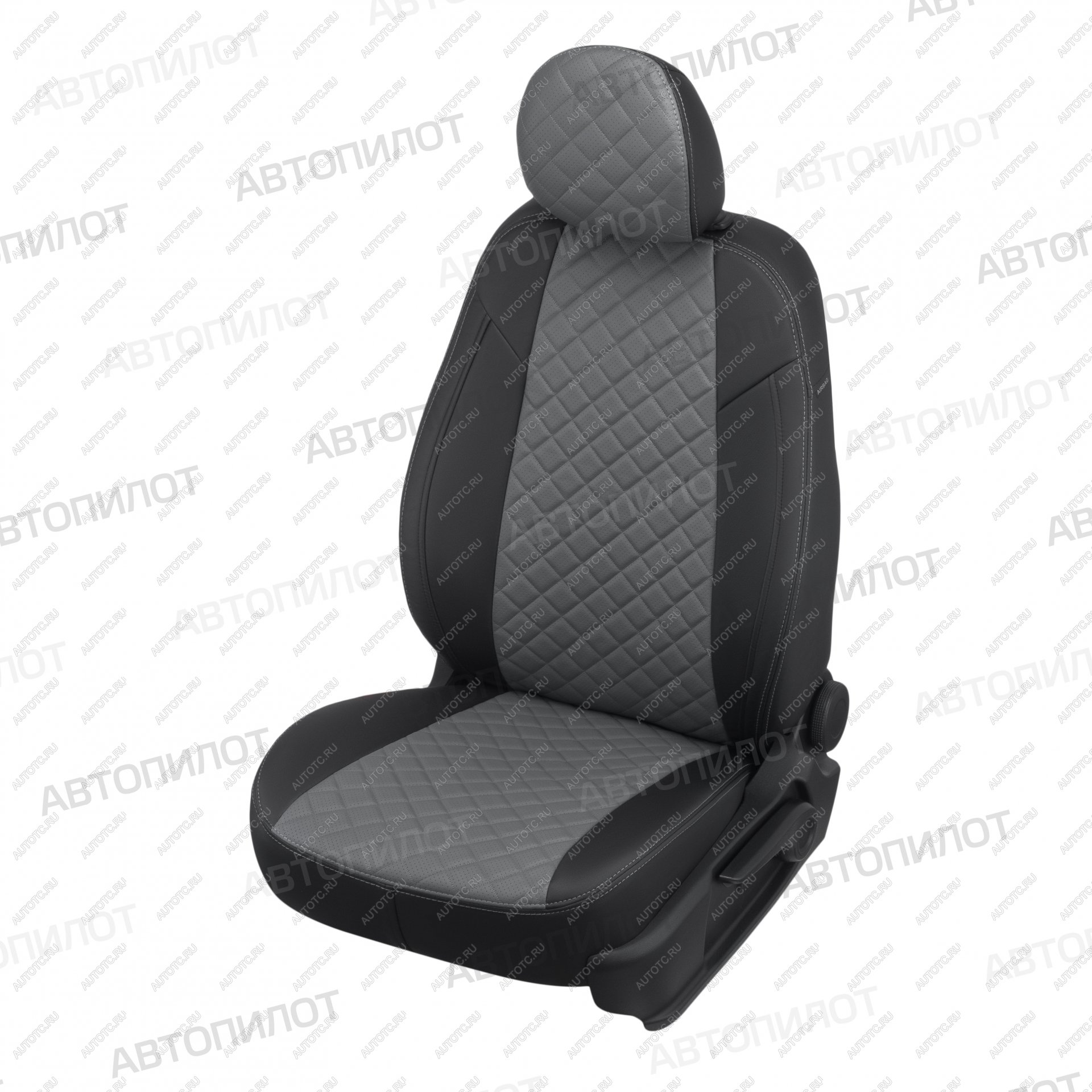 8 399 р. Чехлы на сиденья Экокожа (раздел. 40/60 экокожа) Автопилот  Nissan Note  1 (2004-2013) E11 дорестайлинг, E11 рестайлинг (черный/серый)  с доставкой в г. Воронеж