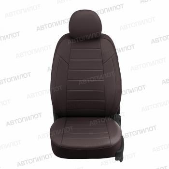 13 849 р.  Чехлы на сиденья Экокожа (раздел. 40/60 экокожа) Автопилот  Nissan X-trail  1 T30 (2000-2007) дорестайлинг, рестайлинг (черный/шоколад)  с доставкой в г. Воронеж. Увеличить фотографию 4