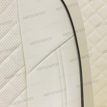 14 449 р. Чехлы на сиденья Ромб (к. Comfort Luxe экокожа) Автопилот  Уаз Патриот ( 23632,  3163 5 дв.) (2016-2025) 2-ой рестайлинг пикап, 2-ой рестайлинг (белый)  с доставкой в г. Воронеж. Увеличить фотографию 6