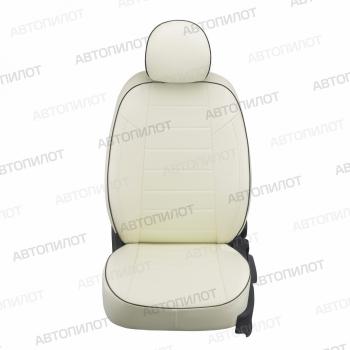 13 849 р. Чехлы на сиденья Экокожа (сплошной экокожа) Автопилот  Volkswagen Polo  5 (2009-2020) седан дорестайлинг, седан рестайлинг (белый)  с доставкой в г. Воронеж. Увеличить фотографию 3