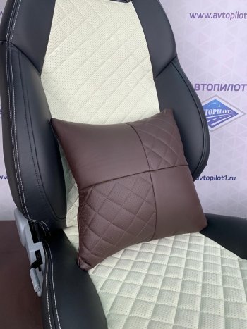 419 р. Подушки в салон автомобиля (Модель №1) экокожа РОМБ  podr033  с доставкой в г. Воронеж. Увеличить фотографию 1