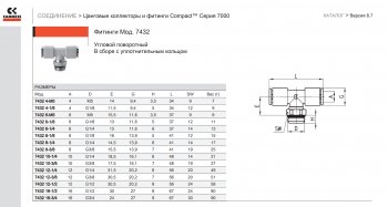 1 329 р. Фитинг тройник цанговый поворотный Camozzi 7432 12-12 Camozzi 7432 12-12  с доставкой в г. Воронеж. Увеличить фотографию 4