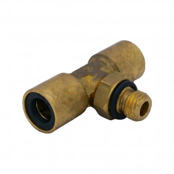Фитинг тройник горизонтальный с цангой Camozzi  9412 10-M16x1,5R Camozzi 9412 10-m16x1,5r