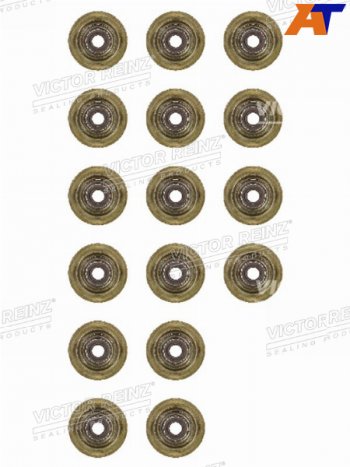3 269 р. Комплект маслосъёмных колпачков CITROENPEUGEOTBMW 1(F20)(F21)C3C4C5207308 5F45FY5FD5FVN1 VICTOR REINZ 12-37621-01  с доставкой в г. Воронеж. Увеличить фотографию 1
