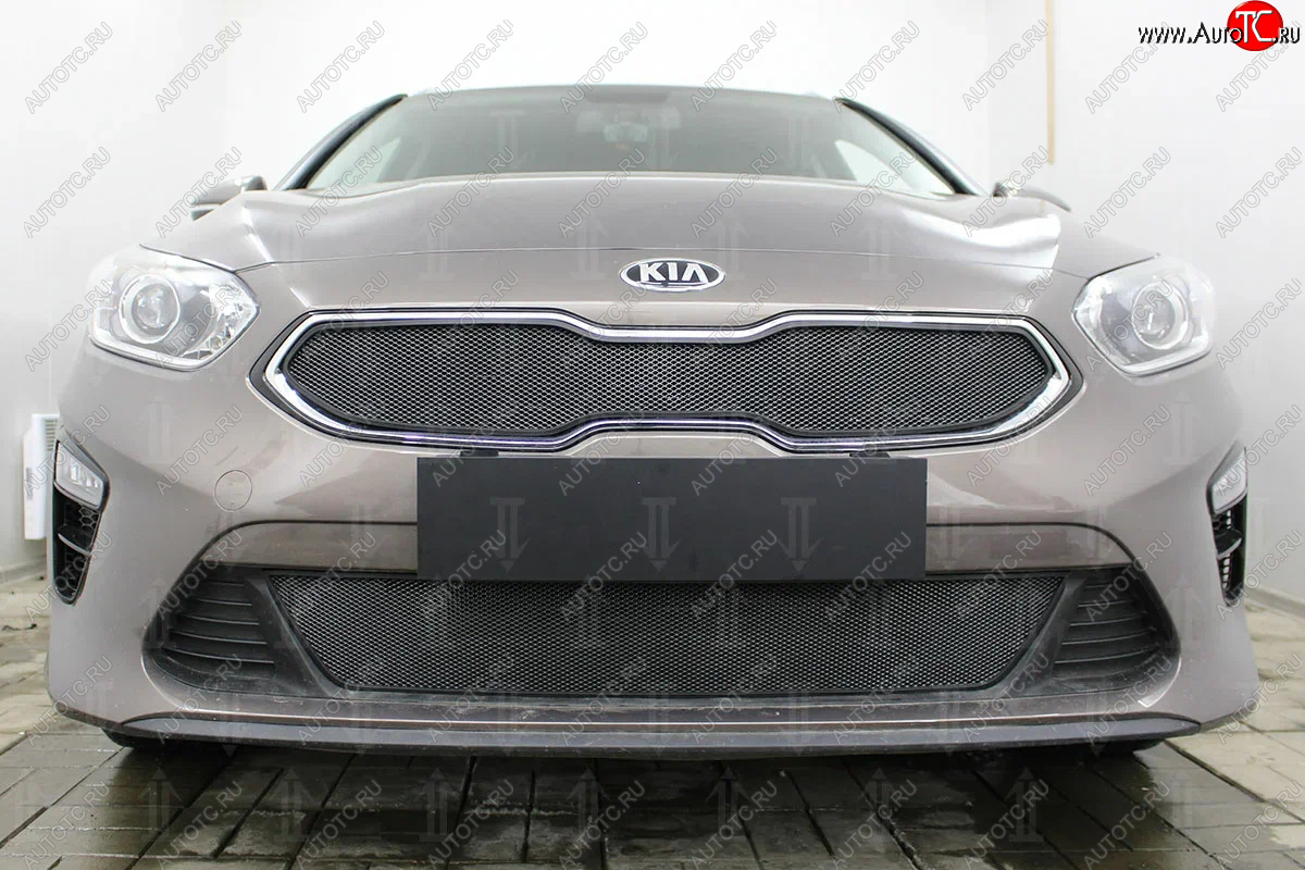 2 999 р. Защитная сетка в бампер (низ, ячейка 3х7 мм) Alfeco Стандарт KIA Ceed 3 CD универсал (2018-2025) (Чёрная) с доставкой в г. Воронеж Увеличить фотографию 1 2 999 р. Защитная сетка в бампер (низ, ячейка 3х7 мм) Alfeco Стандарт KIA Ceed 3 CD универсал (2018-2025) (Чёрная) с доставкой в г. Воронеж