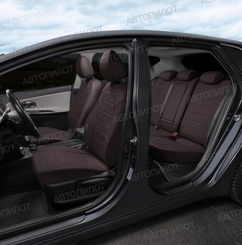 14 449 р. Чехлы сидений Ромб (5 мест экокожа) Автопилот  Chery Tiggo 8 PRO (2021-2025) (шоколад)  с доставкой в г. Воронеж. Увеличить фотографию 5