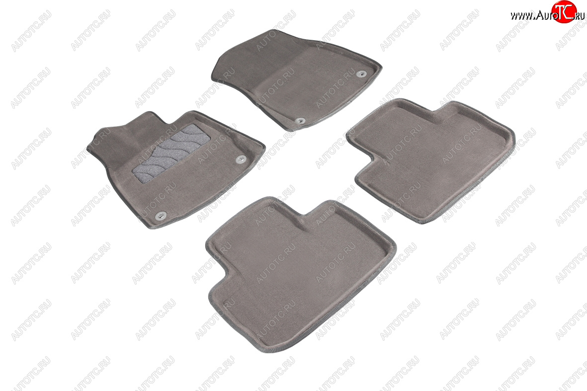 7 399 р. Комплект ковриков салона (ворсовые, 3D) Seintex  Lexus IS250  XE20 (2005-2013) седан дорестайлинг (Серый)  с доставкой в г. Воронеж