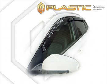 Дефлектора окон CA-Plastic Hyundai Kona  OS (2017-2021) дорестайлинг (classic полупрозрачный)
