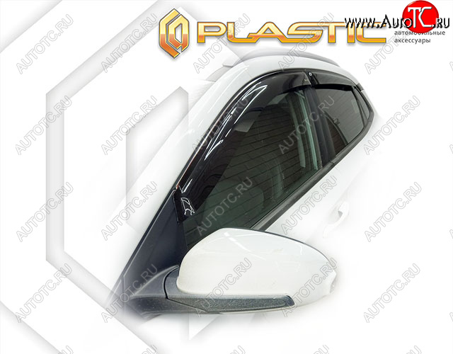 1 999 р. Дефлектора окон CA-Plastic  Hyundai Kona  OS (2017-2021) дорестайлинг (classic полупрозрачный)  с доставкой в г. Воронеж