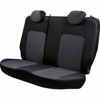 5 599 р. Комплект чехлов для сидений (РЗСиС 60/40 жаккард) Дублин Lord Autofashion Chevrolet Niva 2123 дорестайлинг (2002-2008) (серый, вставка Сеул серая, строчка серая)  с доставкой в г. Воронеж. Увеличить фотографию 3