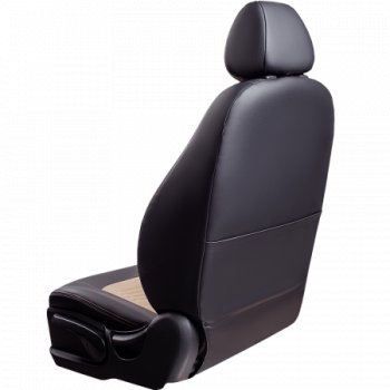7 999 р. Комплект чехлов для сидений, (РЗСиС 60/40 Илана+Орегон) ТУРИН Lord Autofashion Chevrolet Niva 2123 дорестайлинг (2002-2008) (черный, вставка бежевая, строчка бежевая)  с доставкой в г. Воронеж. Увеличить фотографию 4