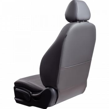8 999 р. Комплект чехлов для сидений (РЗС 60/40 3Г Илана+Орегон) ТУРИН СТ Lord Autofashion  KIA Rio  2 JB (2005-2011) дорестайлинг седан, рестайлинг седан (серый, вставка серая, строчка серая)  с доставкой в г. Воронеж. Увеличить фотографию 6