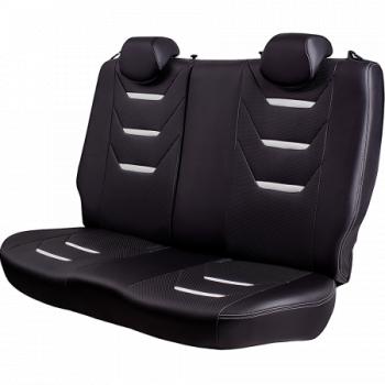 11 899 р. Комплект чехлов для сидений (РЗС 40/60 3Г Орегон) ТУРИН-2 Lord Autofashion  Opel Astra  J (2009-2015) хэтчбек 5 дв. дорестайлинг, седан рестайлинг (черный, вставка черная+белая, строчка белая)  с доставкой в г. Воронеж. Увеличить фотографию 4