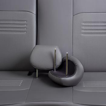 8 549 р. Комплект чехлов для сидений (ЦЗС 3Г Илана+Орегон) ТУРИН СТ Lord Autofashion  Renault Fluence (2010-2016) дорестайлинг, рестайлинг (серый, вставка серая, строчка серая)  с доставкой в г. Воронеж. Увеличить фотографию 8