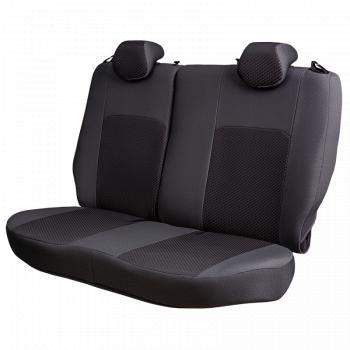 6 799 р. Комплект чехлов для сидений (ЦЗС 2П+1Г Жаккард) Дублин Lord Autofashion Volkswagen Polo 5 седан дорестайлинг (2009-2015) (серый, вставка Стежок серая)  с доставкой в г. Воронеж. Увеличить фотографию 7