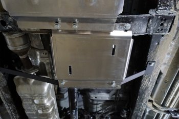 Защита раздаточной коробки 2-0T (бенз) ТСС Тюнинг JAC T6 пикап (2018-2024) (алюминий 4 мм)