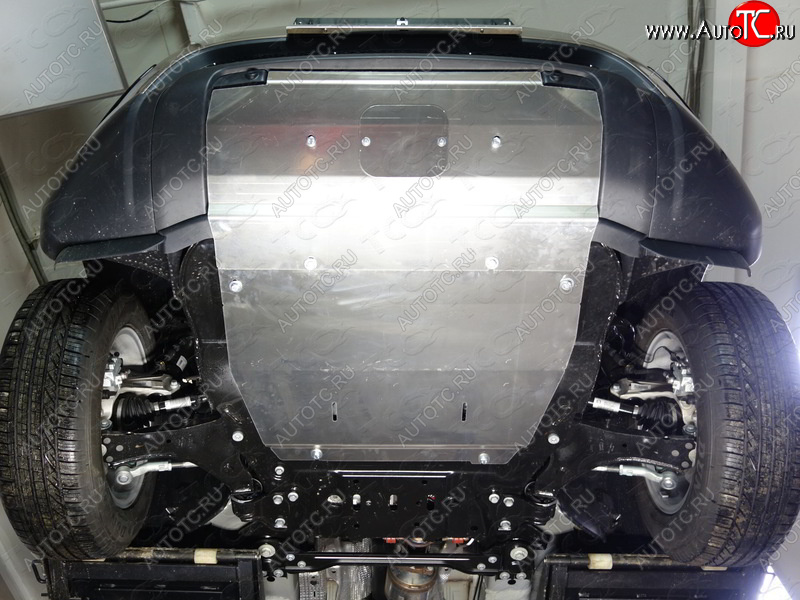 7 449 р. Защита радиатора (не устанавливается без ZKTCC00164) ТСС Тюнинг  Land Rover Range Rover Sport  2 L494 (2017-2025) рестайлинг (алюминий 4 мм)  с доставкой в г. Воронеж